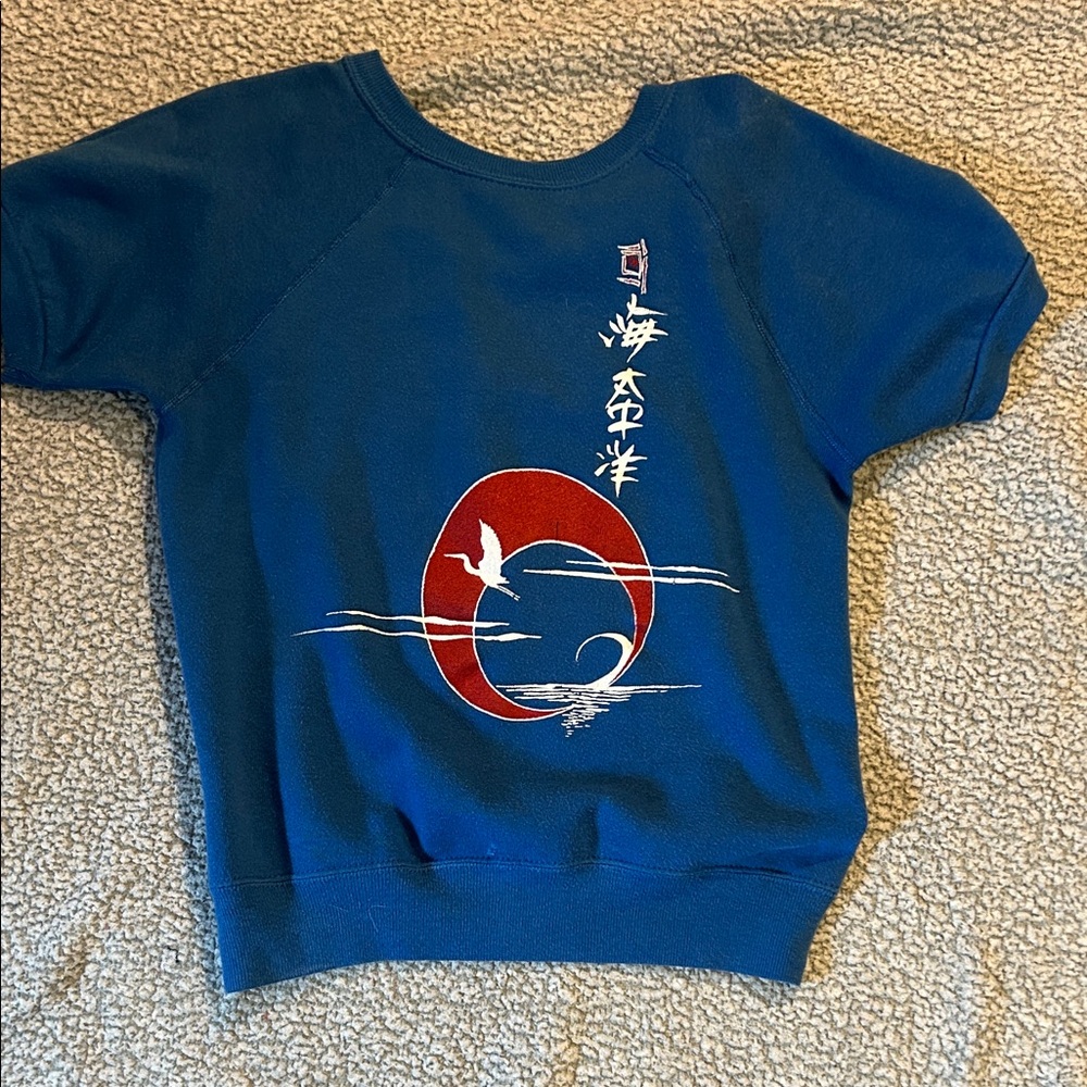 Blue Graphic Kids Shirt